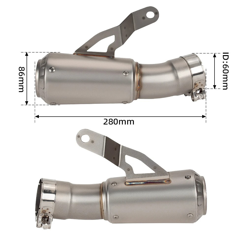 Motorcycle modified exhaust pipe tail section stainless steel non-destructive installation special S1000RR for special vehicles 19-24 years
