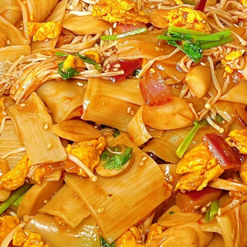 东北烤冷面片烤冷面皮加厚面饼速食产批发价真空袋装500g送酱料