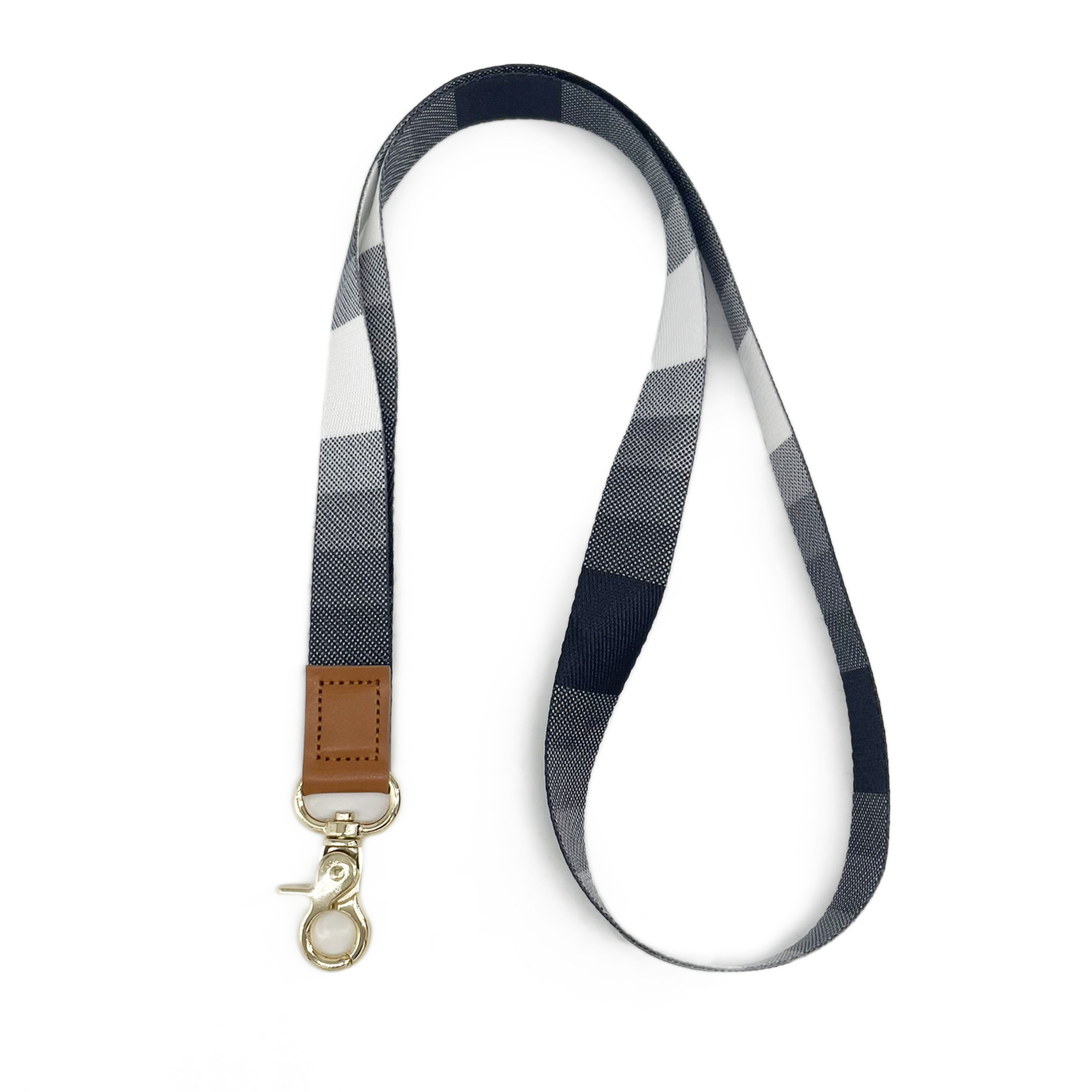 Suministro directo de fábrica transferencia térmica llavero cordón perezoso cuero poliéster correa de muñeca Halter teléfono móvil insignia cordón largo