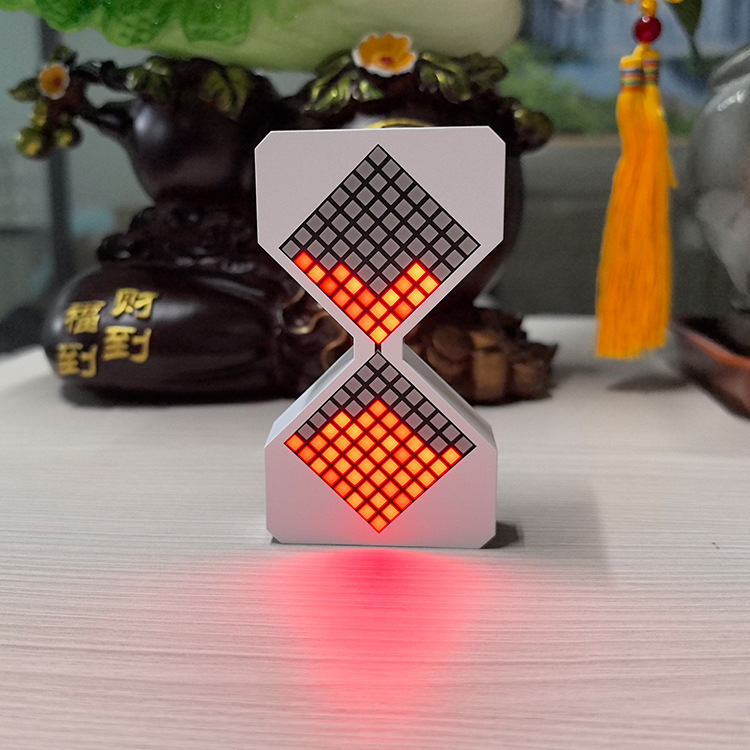 電子砂時計子供学生タイマー家庭用小型砂時計重力感知デスクトップ解凍発光砂時計|undefined
