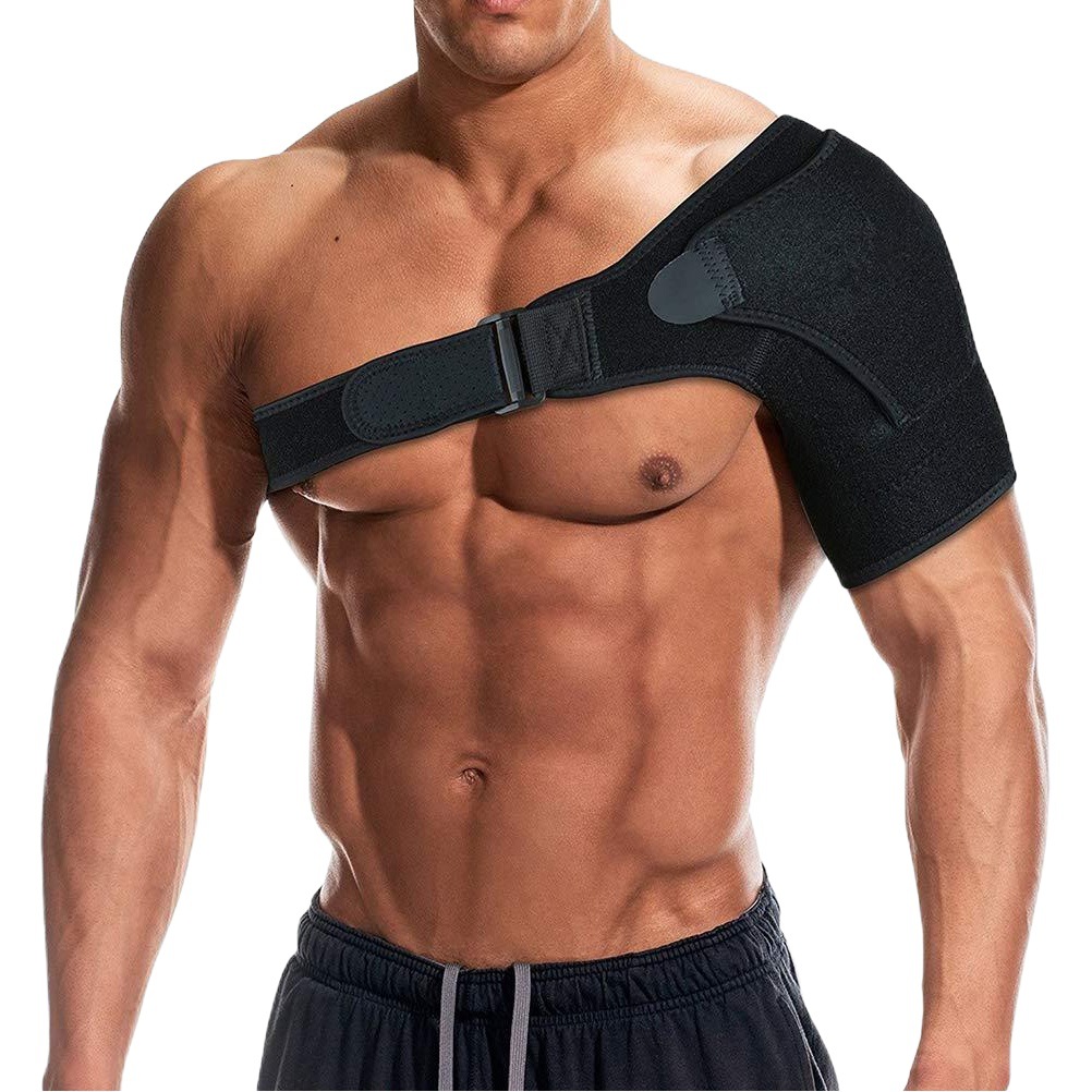 New Sports Shoulder Pad Adjustable Pressure Left and Right Anti-Strain Shoulder Pad Shoulder Fixer Ice Ware Shoulder Pad