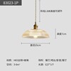 Scandinavian Japanese creative bar retro brass glossy ceiling lamp for living room for gazebo for corridor, flowered