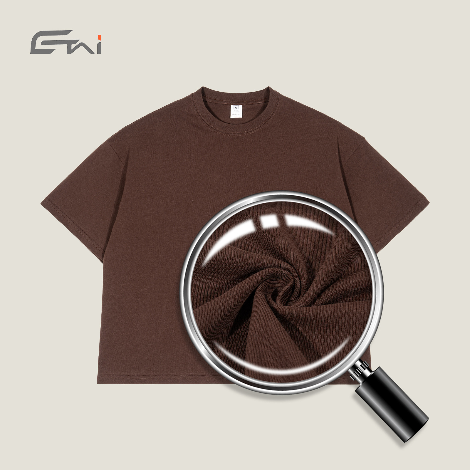 Juvenil verano corto ancho estilo americano pesado algodón de manga corta calle hombre gran marca de moda camiseta de fondo transfronteriza