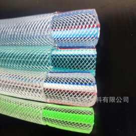 厂家PVC纤维透明增强塑料管 加厚园林养殖管 蛇皮管纤维网纹管