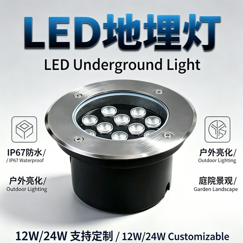 Embedded Underground Lights Led Lawn Lights Park Paths Landscape Lighting Wholesale Street Villas