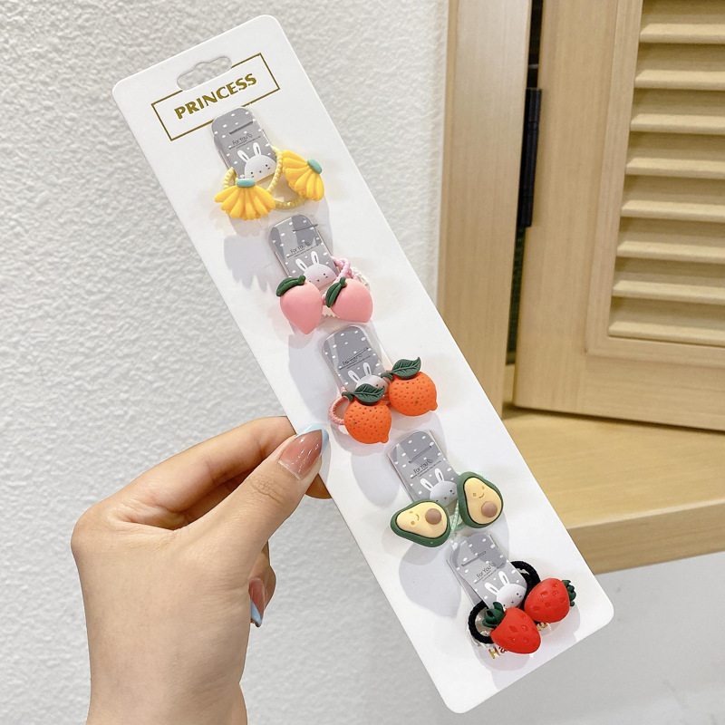 Los niños de la banda del pelo del bebé de la historieta no lastiman la banda de goma del pelo de la niña volumen del pelo menos cuerda del pelo del bebé