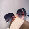 Tide, sunglasses, glasses for traveling solar-powered, 2021 collection, fitted, Korean style