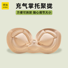 现货日式魔术按压充气胸垫比基尼胸贴小胸增大隐形无痕聚拢内衣