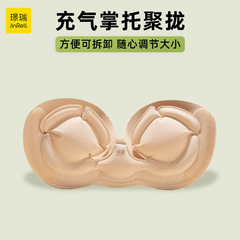 スポット日本マジックプレスインフレータブル胸パッドビキニ胸パッチ小さな胸拡大目に見えないシームレスプッシュアップ下着