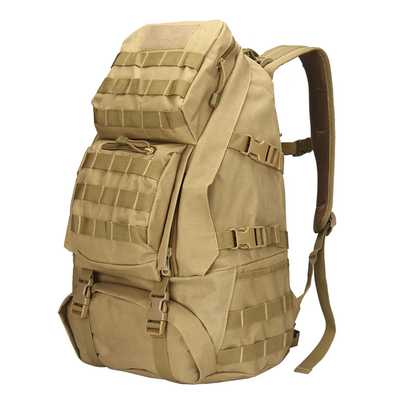 Okali nuevo montañismo bolsa al aire libre mochila de marcha camuflada de gran capacidad militar fan mochila al aire libre impermeable en stock