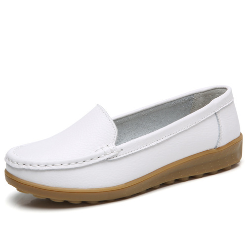 Women's Spring New Comfortable Soft Sole Breathable Anti-Slip Versatile Tired-Free Fashion Slope Heel Work Shoes