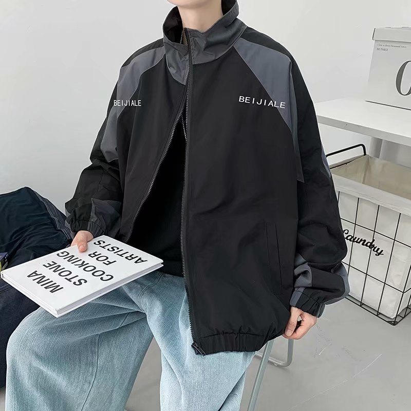 Herren Baseballjacke Im Casual Look Mit Kragen Für Den Herbst_voghion.com