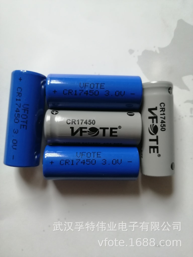 VFOTE瑞孚特锂锰电池阶梯付费水表专用CR17450/CR14505/CR18505/