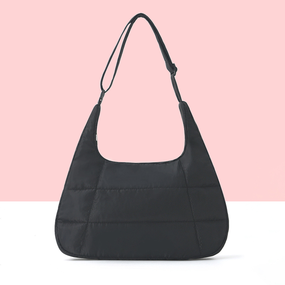 Bolso Tote de venta caliente transfronterizo 2024 modelos de otoño e invierno bolso de plumas de moda de alta capacidad para desplazamientos de un solo hombro y axila