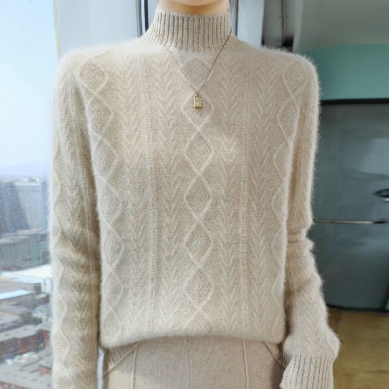 Woolen base body-friendly fashionable keep warm knitted sweater