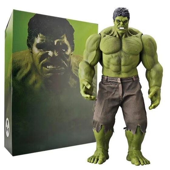 Avengers Alliance Hulk Hand-held Large Ornaments Joint Movable Iron Man US Team Anti-Hulk Toy Ornaments