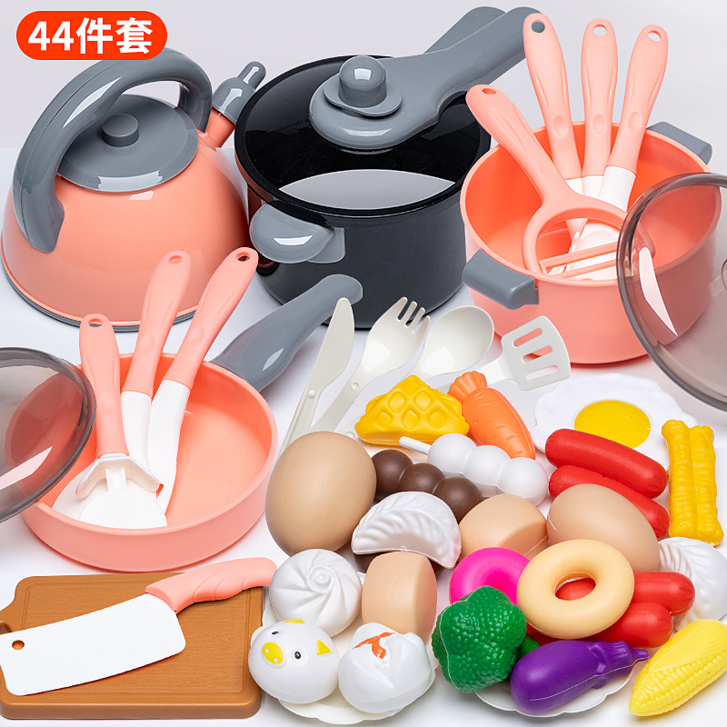 44 의 "핑크 두껍게하는" 주방 세트