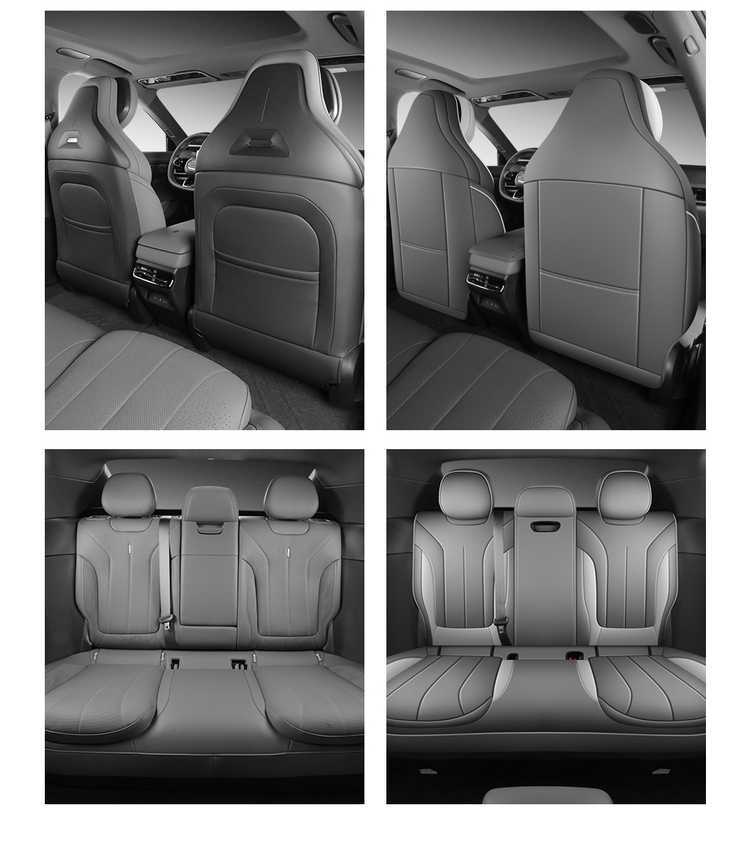 26 models of Lynk & Co 07 EM-P car seat covers, suitable for all seasons, full-coverage leather seat cushions with perforated design