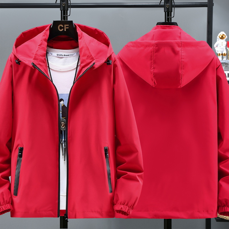 Spring and Autumn Men's Outdoor Windbreaker Couple Sports Jacket Sun Protection Quick-Drying Windproof Windbreaker Couple Class Uniform Casual Jacket