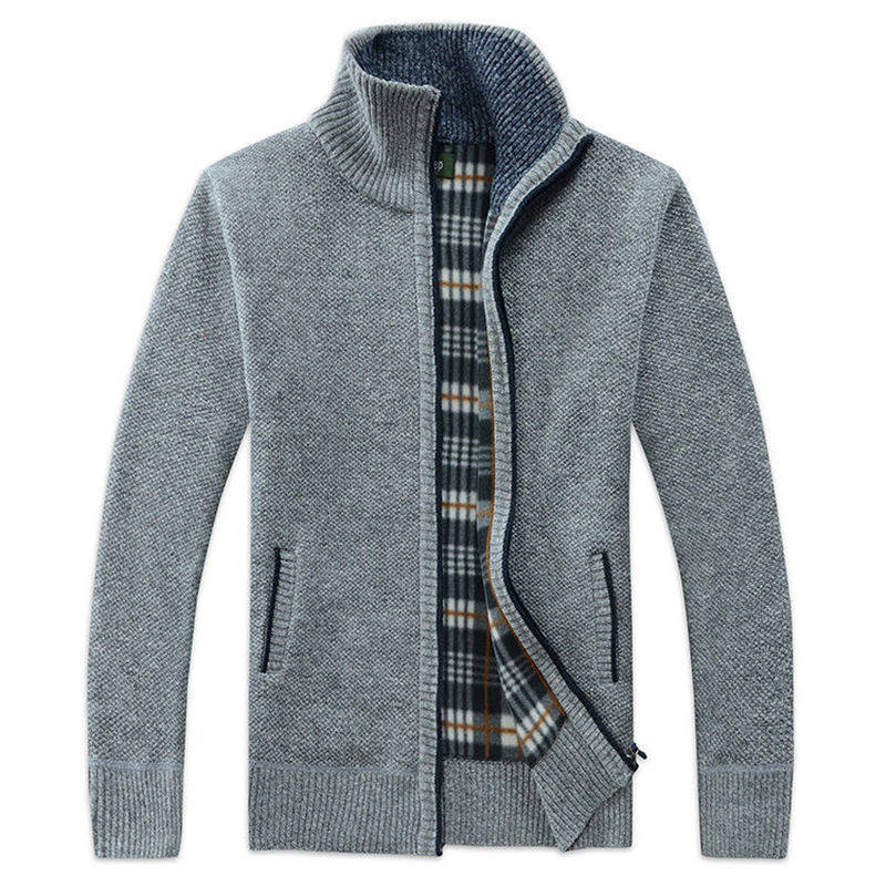 autumn sweater with zipper