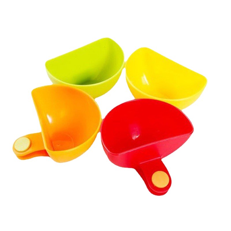 Cuenco y plato multiusos creativo con clip, plato para condimentos, paquete individual, caja para condimentos para ensalada, compañero de comedor