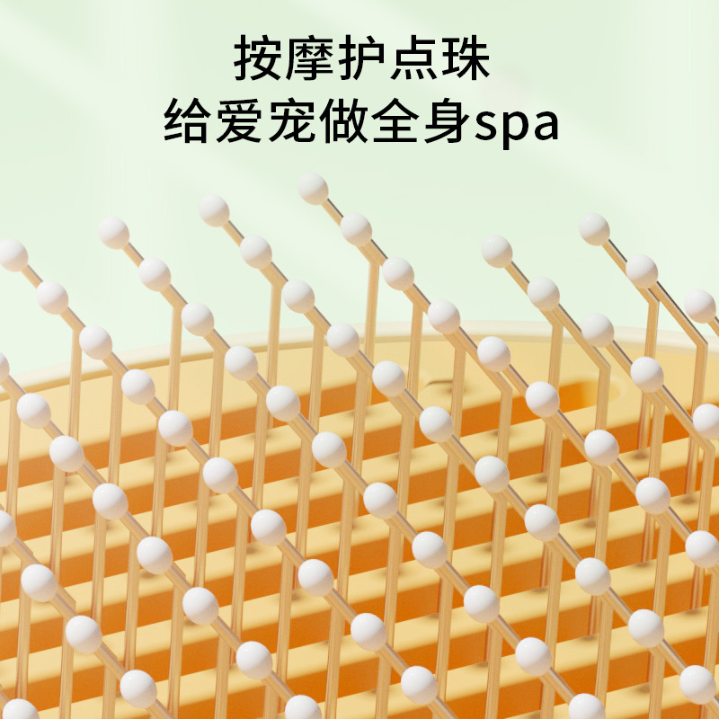Peine de aguja para mascotas, peine de belleza, botones grandes, peine autolimpiante para mascotas, peine para perros, peine para perros y gatos, productos para mascotas