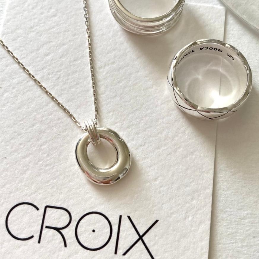 14g Weight Pendant Necklace Classification 1 Piece Quantity Daily Occasion 925 Sterling Silver Material Oval Pattern Women'S Gender Simple Style Style 925 Sterling Silver Oval Pendant Necklace 5