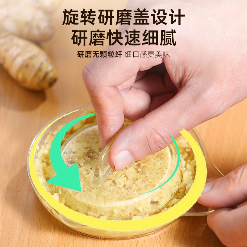 Cuenco Molinillo de Ajo y Jengibre de Cerámica Multifuncional para Cocina image 2