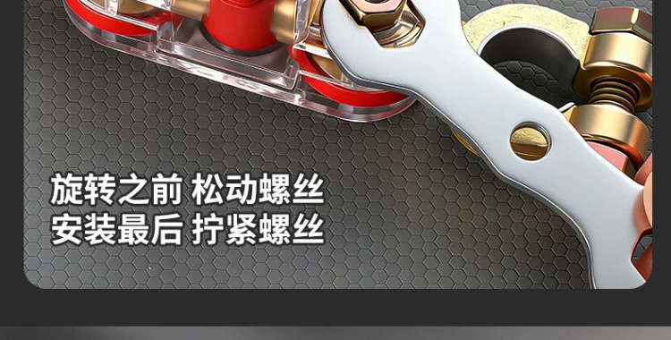 Car Battery Power-Off Switch for Small Cars, 12V/24V Universal Anti-Leakage Vehicle Power Cut-Off Switch, Main Power Switch