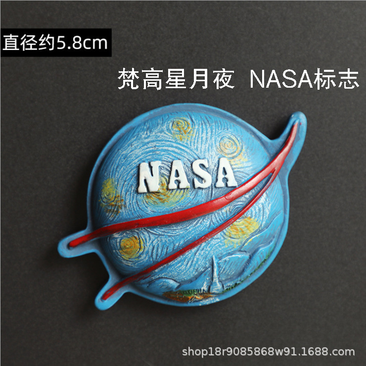 スペースシャトル宇宙飛行士装飾冷蔵庫メッセージスペースマグネット磁気ステッカー冷蔵庫マグネットクリエイティブマグネット|undefined