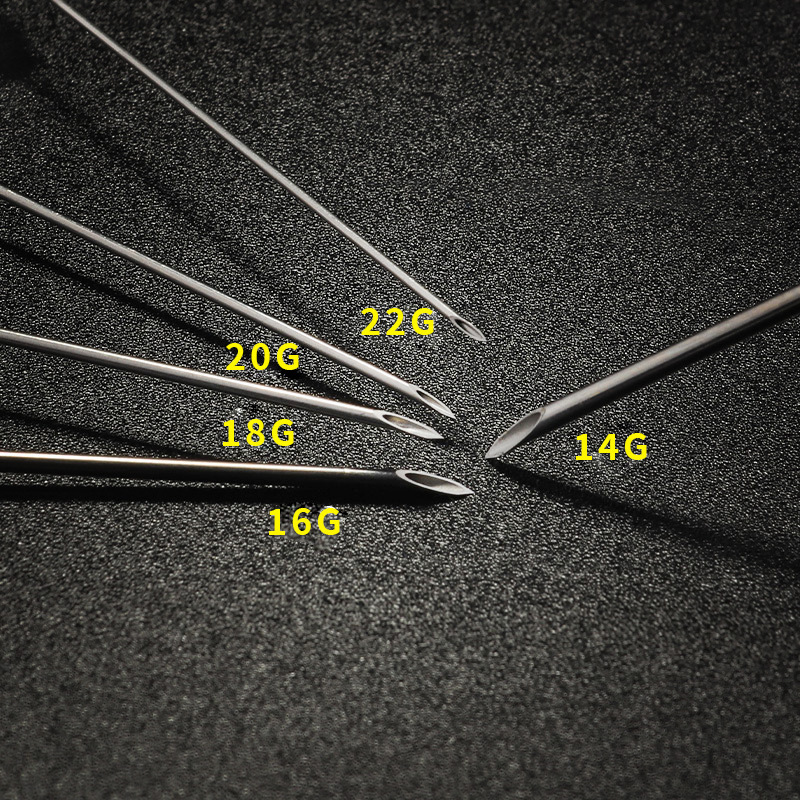 Catheter Puncture Needle Puncture Jewelry Puncture Needle Tool Disposable Human Puncture Forceps 14G/16G Cross-border Supply