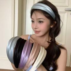 zoozmomo シンプルインソリッドカラーワイドエッジヘアバンドハイヘッドホワイトヘアバンド女性スポーツフィットネスヘッドバンドヘアアクセサリー
