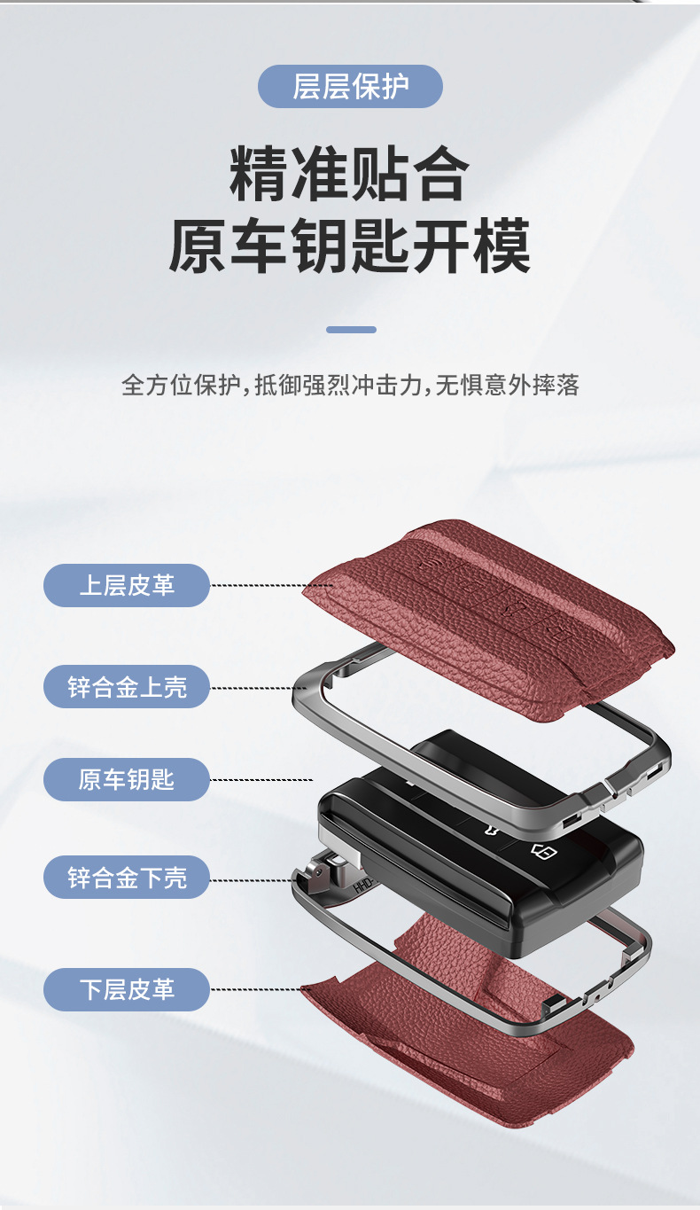 2024 Tank 300 Key Case 400 Metal Case 500hi4t High-end 700 Special Car Bag Buckle Modified Case for Men