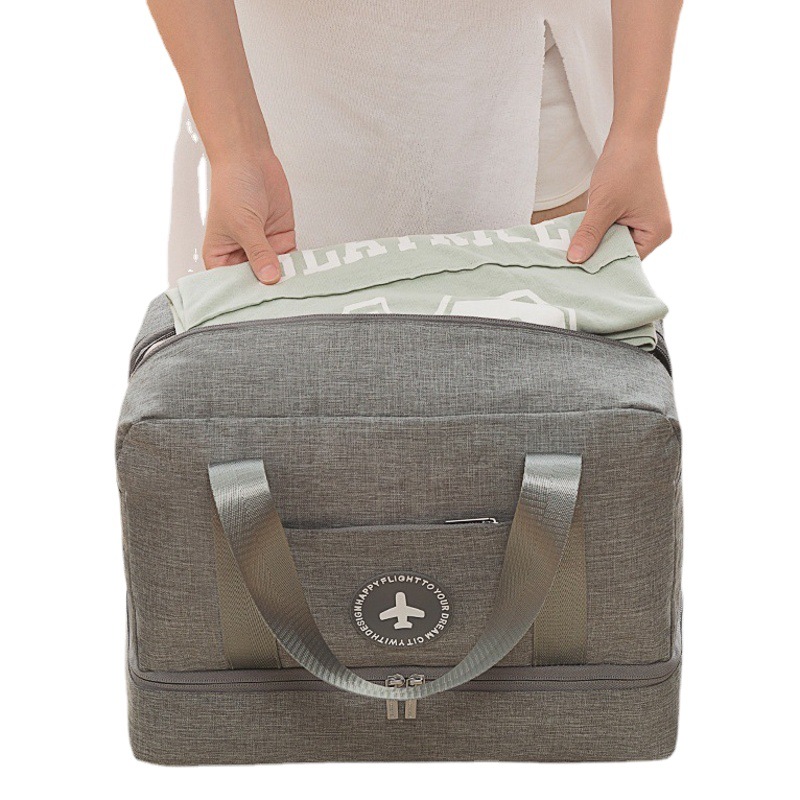 Bolsa de fitness portátil de gran capacidad bolsa de separación húmeda y seca corta distancia ropa almacenamiento deportes natación bolsa equipaje venta al por mayor