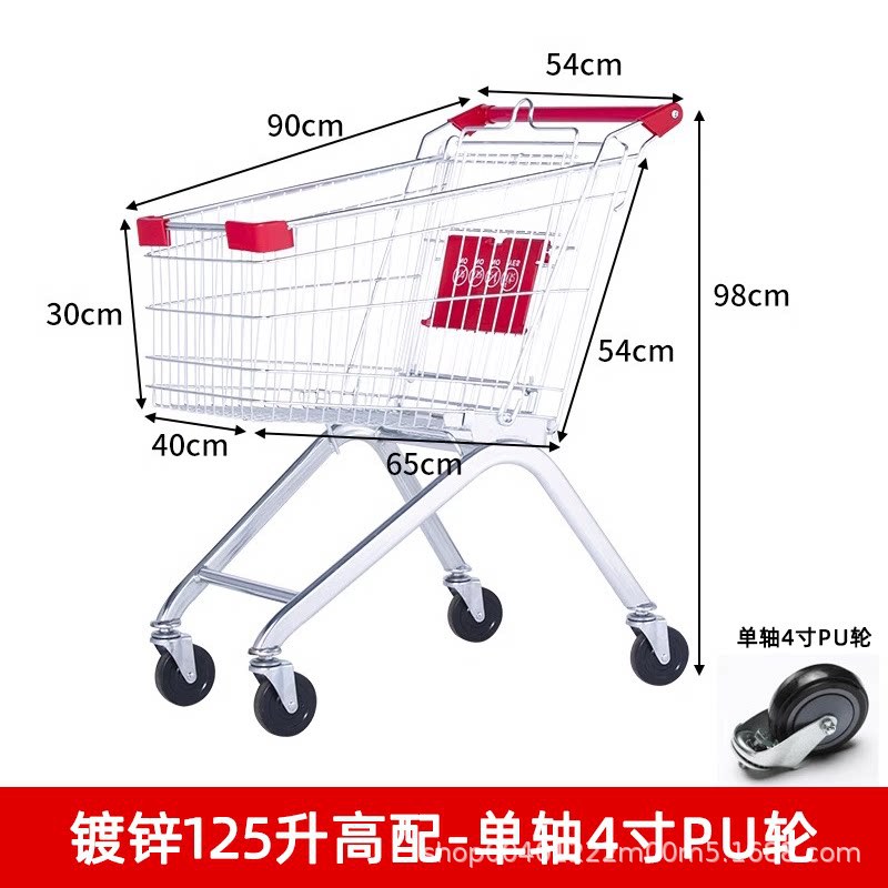 Carrito de compras de supermercado nuevo multifuncional carrito de compras carrito de compras doméstico propiedad carrito de compras almacén de carritos de manejo de camiones