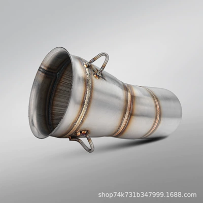 Suitable for Motorcycle Modification Zontes 703Rr Stainless Steel Mid-Section Modified Exhaust Pipe