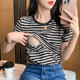 Flip-over nursing clothing short-sleeved pure cotton summer hot mom slimming postpartum breast feeding T-shirt thin fashion