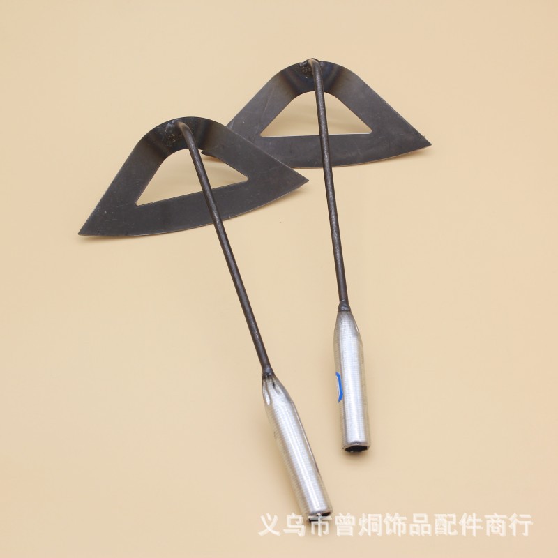 锄头家用多用途小锄头园林锄草铁把草锄头空心弧形小锄头农具批发