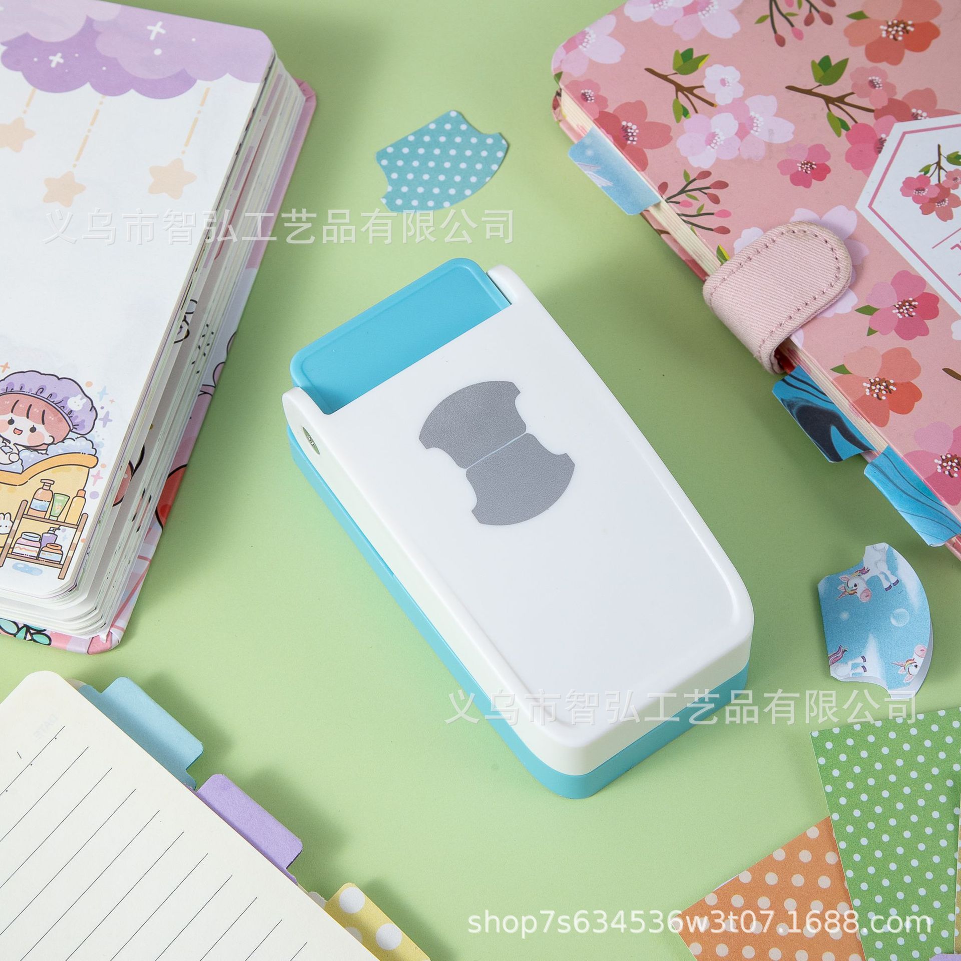 Self-Made Index etiqueta punzonadora DIY mano cuenta página separada puncher máquina de estampado hecho a mano de los niños creativos