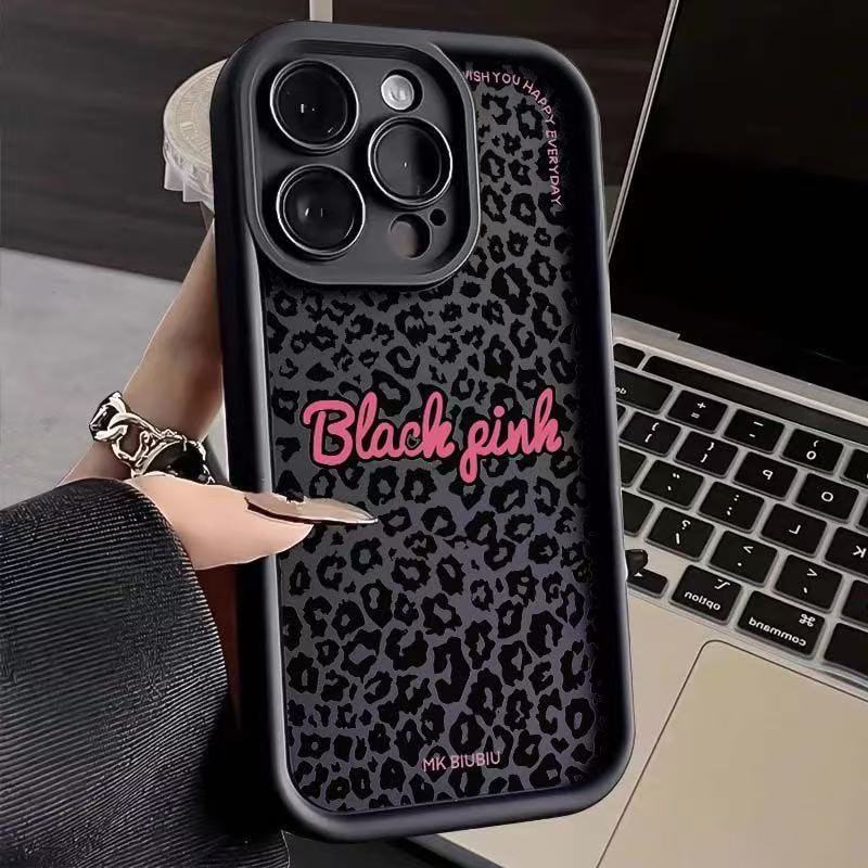 Estampado de leopardo de pantalla completa para iPhone 16pro funda para teléfono móvil Apple 15 anti-caída 14 Europa y América 13promax nuevo 12x