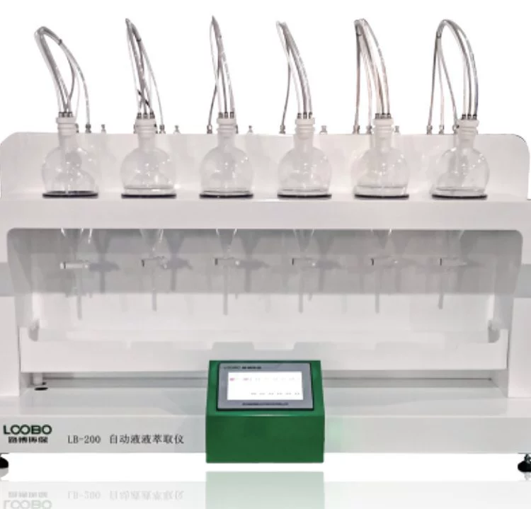 Полностью автоматический прибор для экстракции жидкостей Spot LB-200, простой в эксплуатации, автоматическая экстракция, автоматическая очистка.