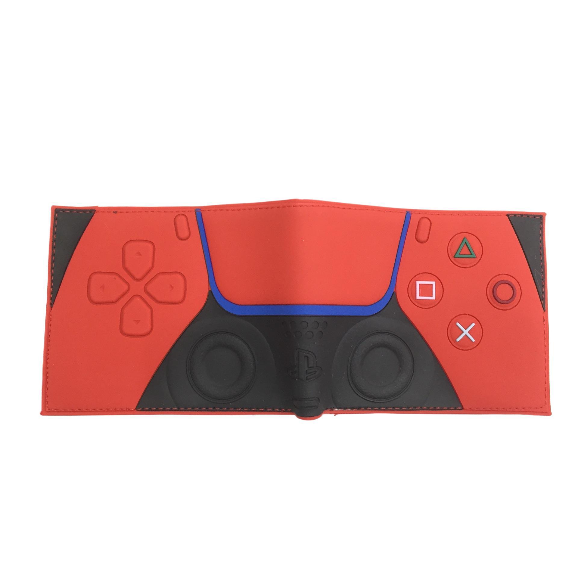 PS maneja de juegos cartera de dibujos animados máquina de juegos corta doble pegamento cartera de cambio cartera de cuero de PVC cartera de tarjetas