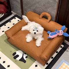 狗狗沙发狗窝四季通用可拆洗床垫子中小型犬柯基泰迪冬季保暖猫窝