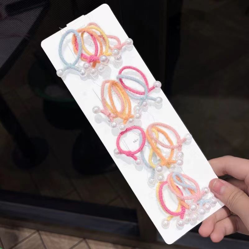 진주 헤드 로프-밝은 색상의 울-간단한 10