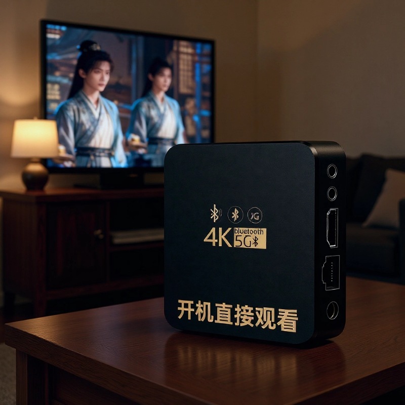 Android Smart Cloud Box 5g Dual-Band Bluetooth Wifi Supports 4K High-Definition Playback and Screen Projection, Supports Projectors