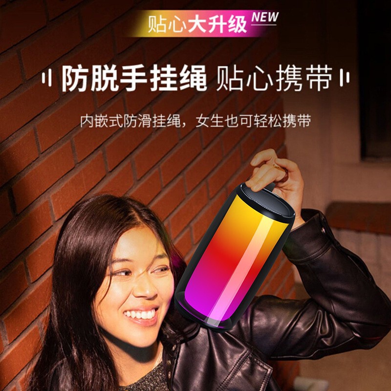 爆発的なk 9マイク音響一体家庭k歌宝サブウーファーマイク自慢RGB bluetoothスピーカーポータブル|undefined