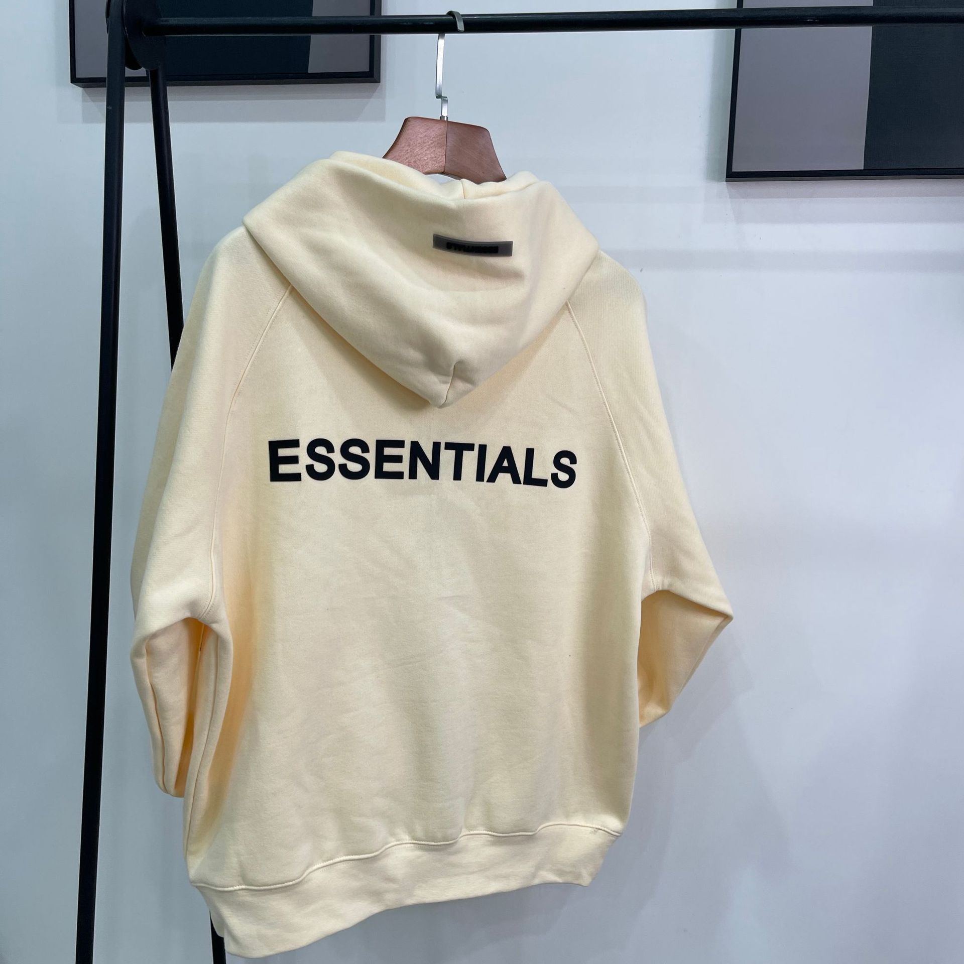 TEMOR DE DIOS doble línea ESENCIALES American High Street carta suéter de la cremallera suelta, además terciopelo abrigo