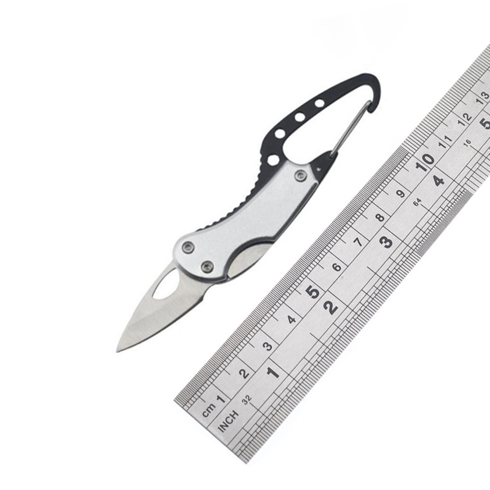 工厂直供跨境货源铝合金刀柄礼品刀具钥匙锁匙扣便携礼品迷你小刀