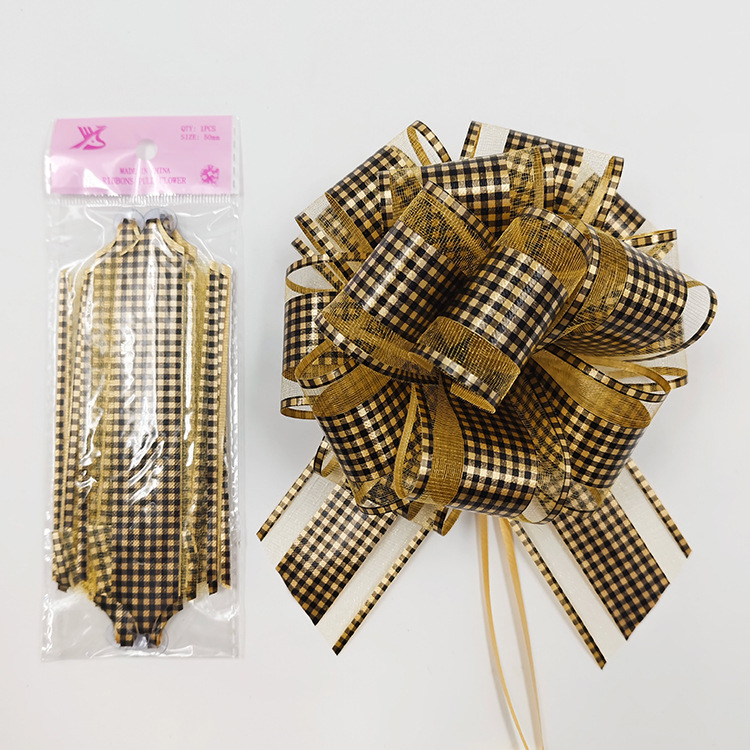 Moño de Cinta para Regalo 30# de Plástico para Decoración Festiva