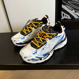 跨境外贸厚底拼色老爹鞋女透气网面运动鞋休闲轻便男女跑步鞋潮流